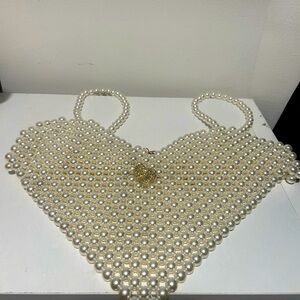 Beaded heart top